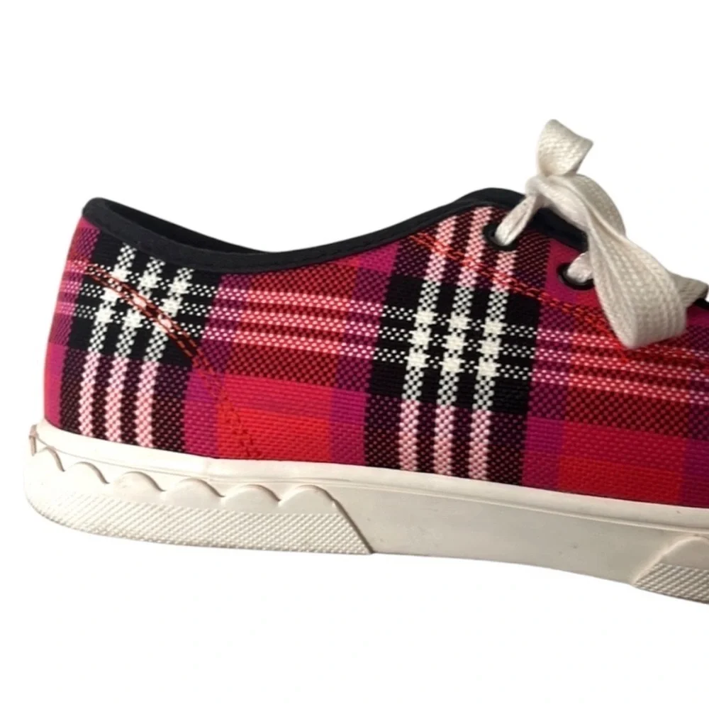 EUC Kate Spade Vale Plaid Sneakers Size 6